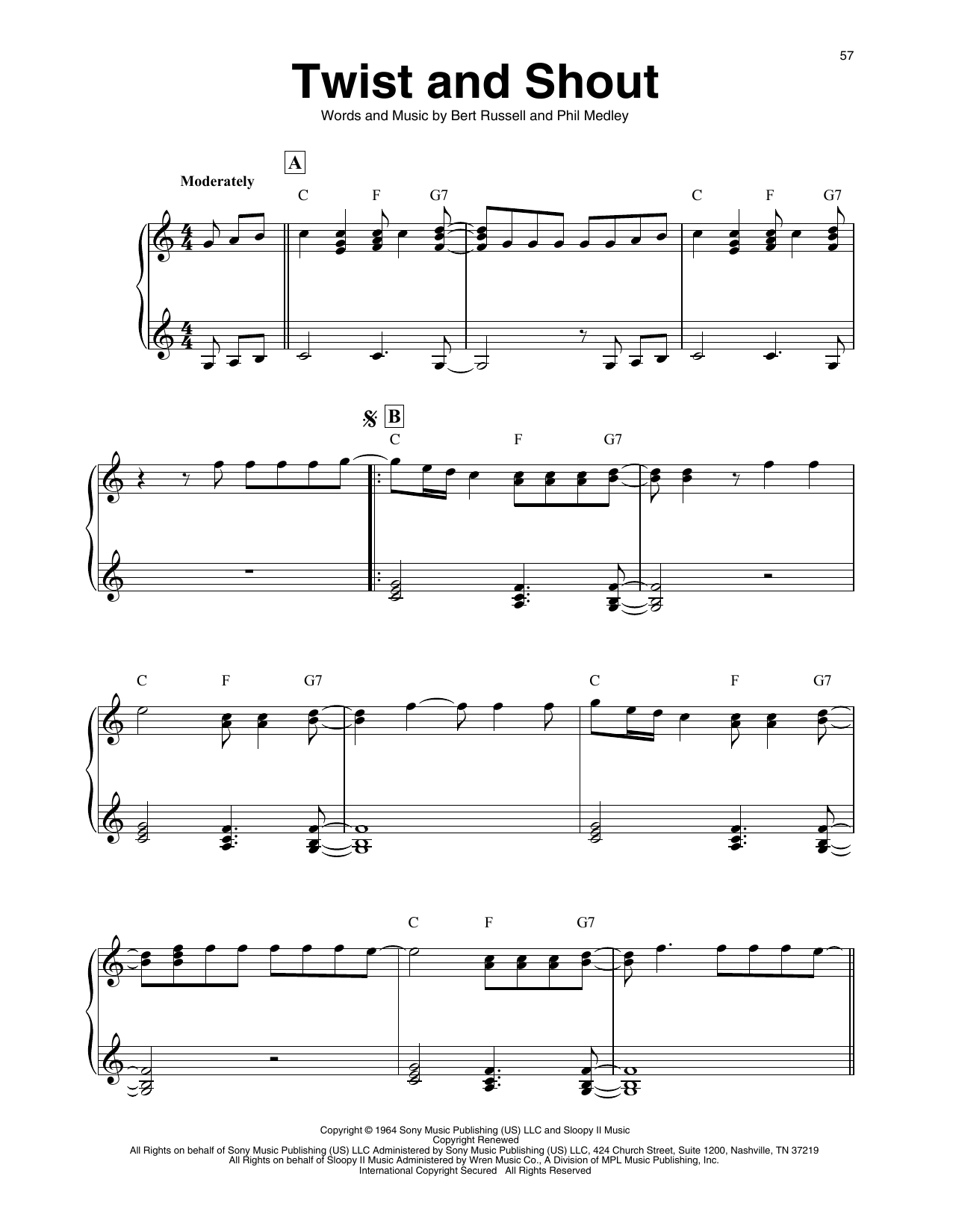 The Beatles Twist And Shout (arr. Maeve Gilchrist) Sheet Music Notes & Chords for Harp - Download or Print PDF