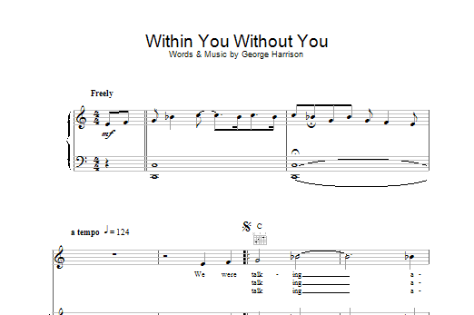 The Beatles Within You Without You Sheet Music Notes & Chords for Guitar Tab - Download or Print PDF