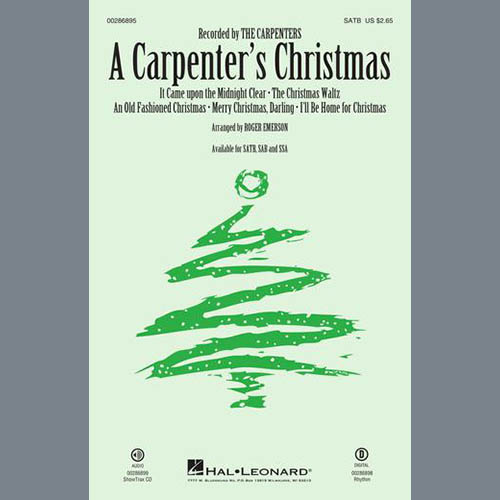 The Carpenters, A Carpenter's Christmas (arr. Roger Emerson), SATB Choir
