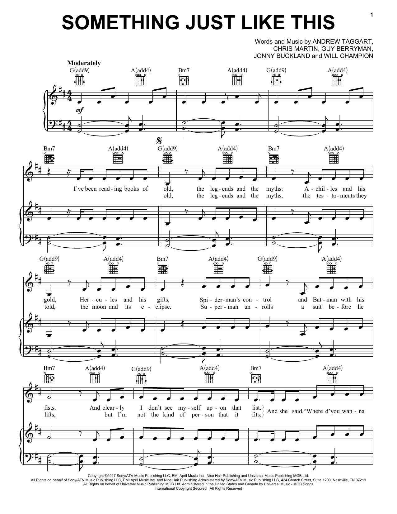The Chainsmokers & Coldplay Something Just Like This Sheet Music Notes & Chords for Ukulele - Download or Print PDF