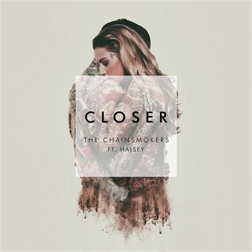 The Chainsmokers featuring Halsey, Closer, Piano, Vocal & Guitar (Right-Hand Melody)