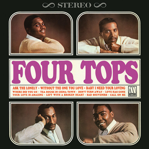 The Four Tops, Baby I Need Your Lovin', Melody Line, Lyrics & Chords