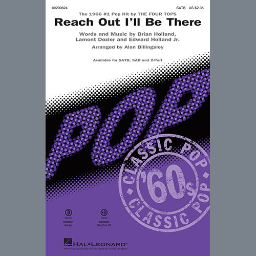 The Four Tops, Reach Out I'll Be There (arr. Alan Billingsley), SATB Choir