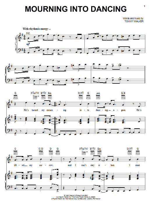 The Insyderz Mourning Into Dancing Sheet Music Notes & Chords for Piano, Vocal & Guitar (Right-Hand Melody) - Download or Print PDF