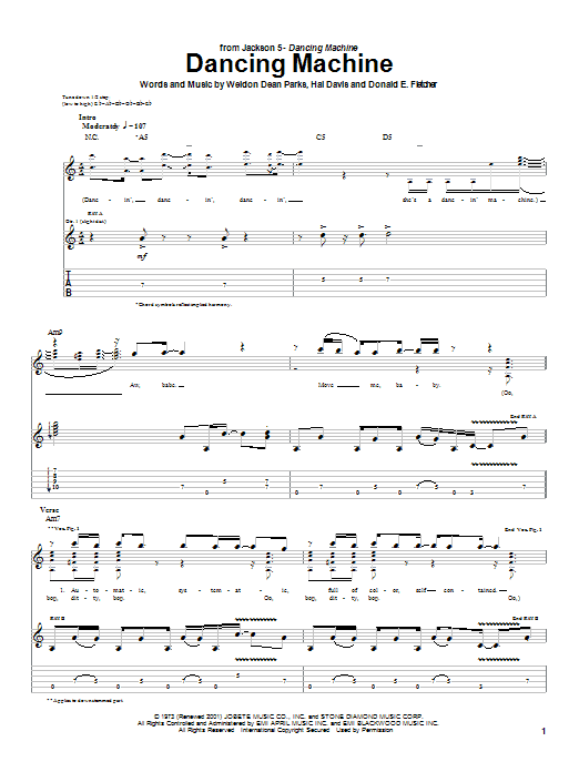 The Jackson 5 Dancing Machine Sheet Music Notes & Chords for Easy Piano - Download or Print PDF