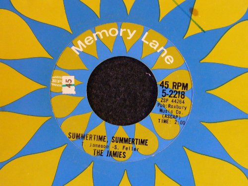 The Jamies, Summertime, Summertime, Easy Guitar Tab