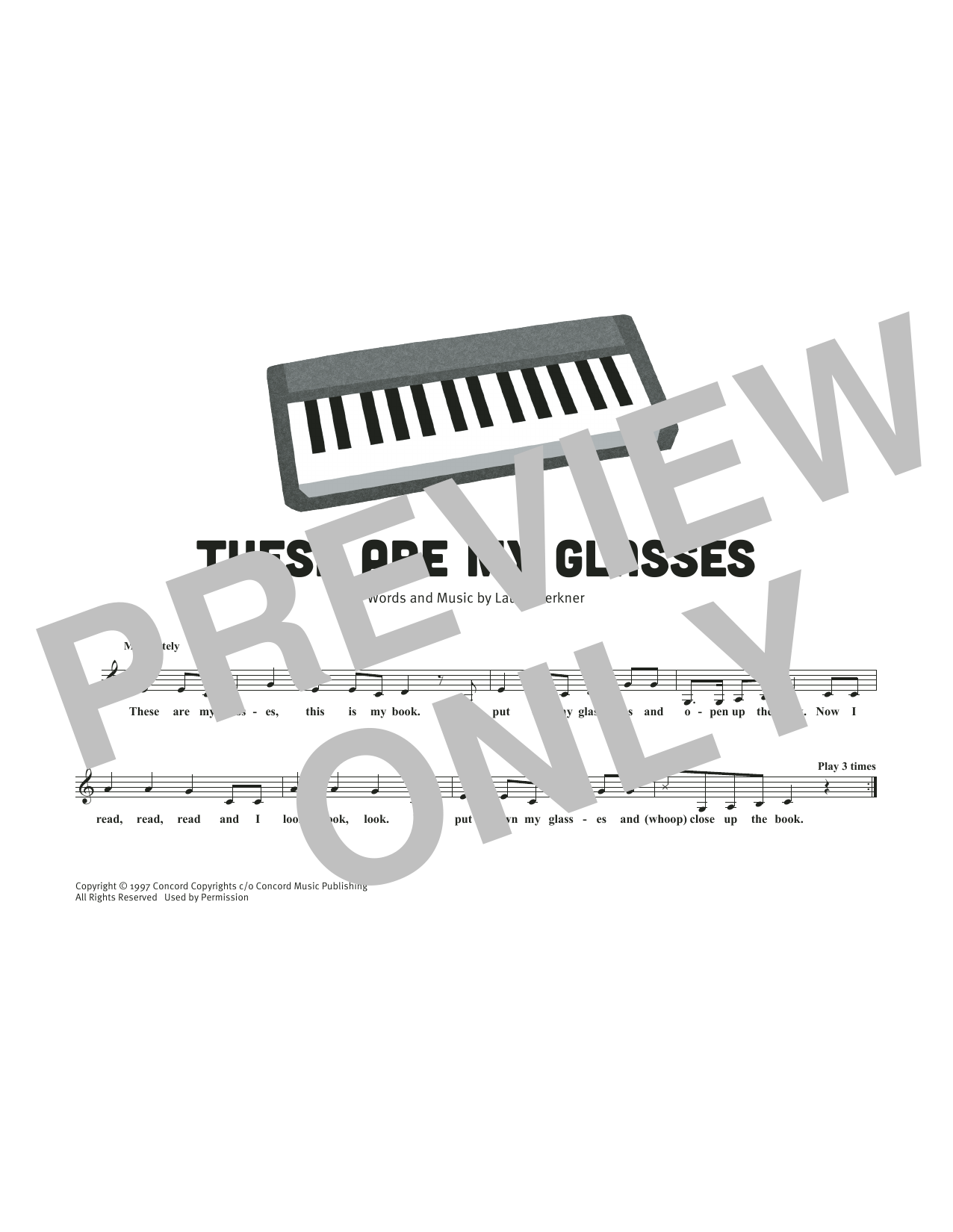 The Laurie Berkner Band These Are My Glasses Sheet Music Notes & Chords for Lead Sheet / Fake Book - Download or Print PDF The Laurie Berkner Band These Are My Glasses Sheet Music Notes & Chords for Lead Sheet / Fake Book - Download or Print PDF