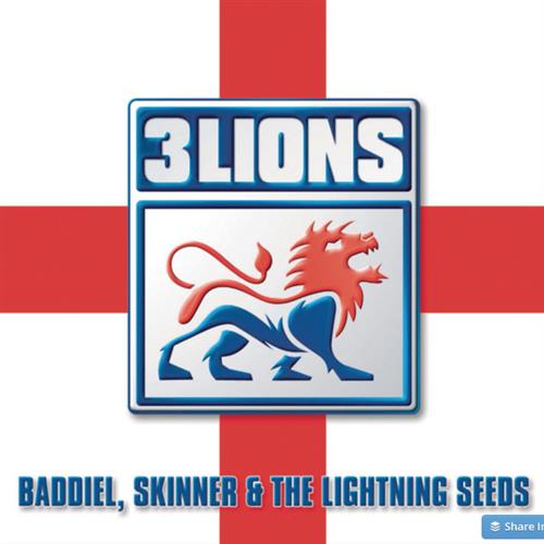 The Lightning Seeds, Three Lions, Piano, Vocal & Guitar (Right-Hand Melody)