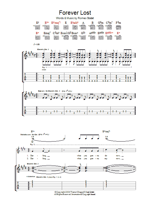 The Magic Numbers Forever Lost Sheet Music Notes & Chords for Guitar Tab - Download or Print PDF