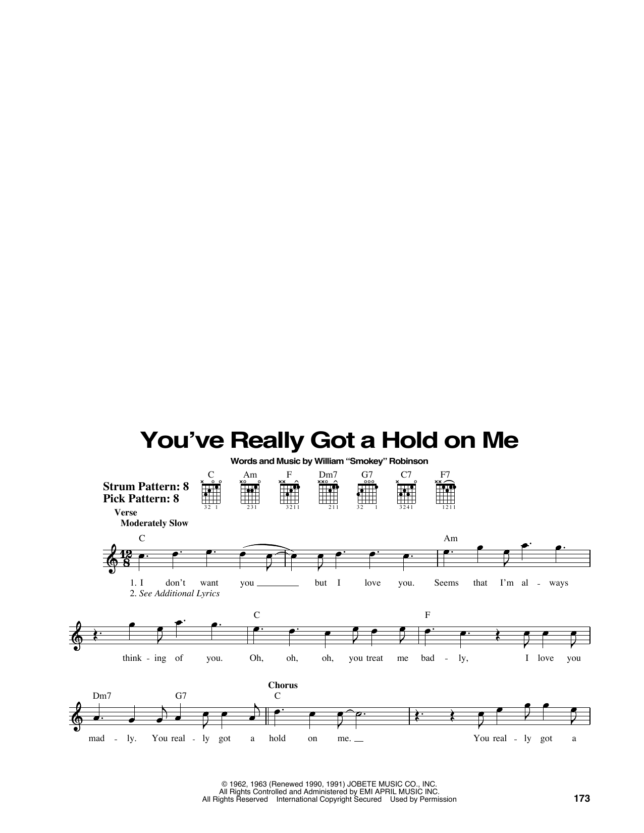 The Miracles You've Really Got A Hold On Me Sheet Music Notes & Chords for Beginner Piano - Download or Print PDF