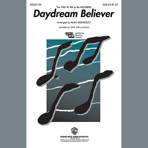 The Monkees, Daydream Believer (arr. Alan Billingsley), 2-Part Choir