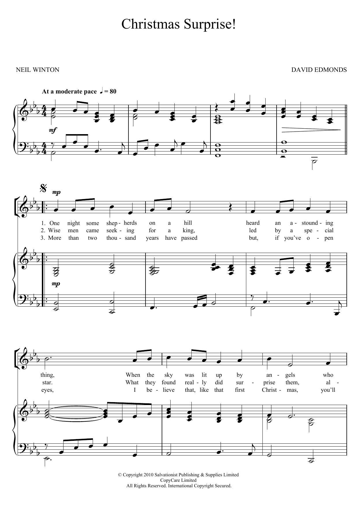 The Salvation Army Christmas Surprise! Sheet Music Notes & Chords for 3-Part Treble - Download or Print PDF