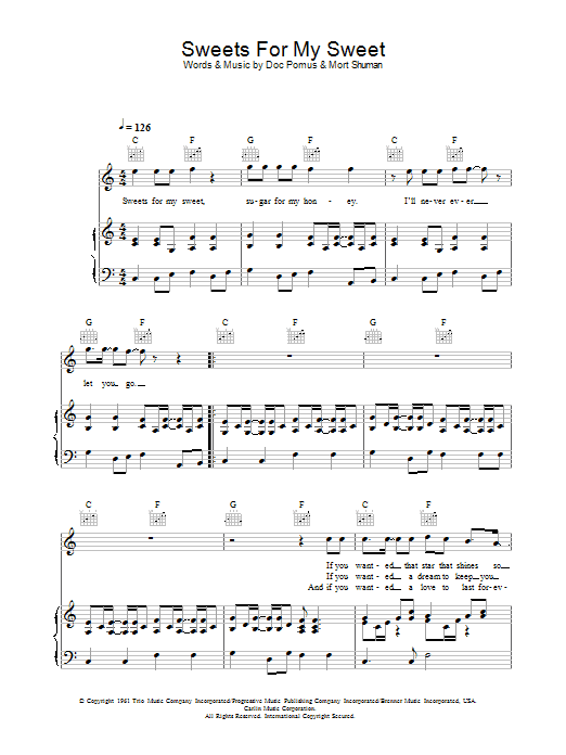 The Searchers Sweets For My Sweet Sheet Music Notes & Chords for Flute - Download or Print PDF
