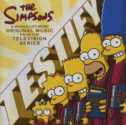 The Simpsons, Dancing Workers' Song, Piano, Vocal & Guitar (Right-Hand Melody)