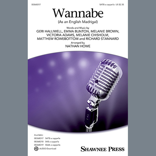 Spice Girls, Wannabe (As an English Madrigal) (arr. Nathan Howe), SAB Choir