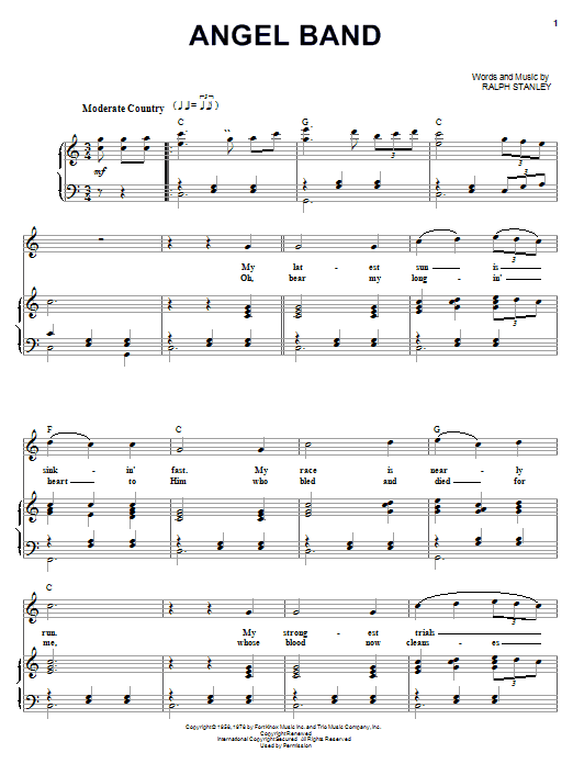 The Stanley Brothers Angel Band Sheet Music Notes & Chords for Ukulele - Download or Print PDF