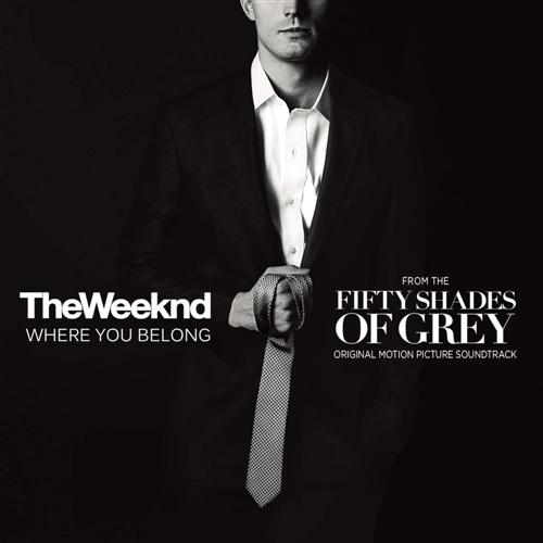 The Weeknd, Where You Belong, Piano, Vocal & Guitar (Right-Hand Melody)