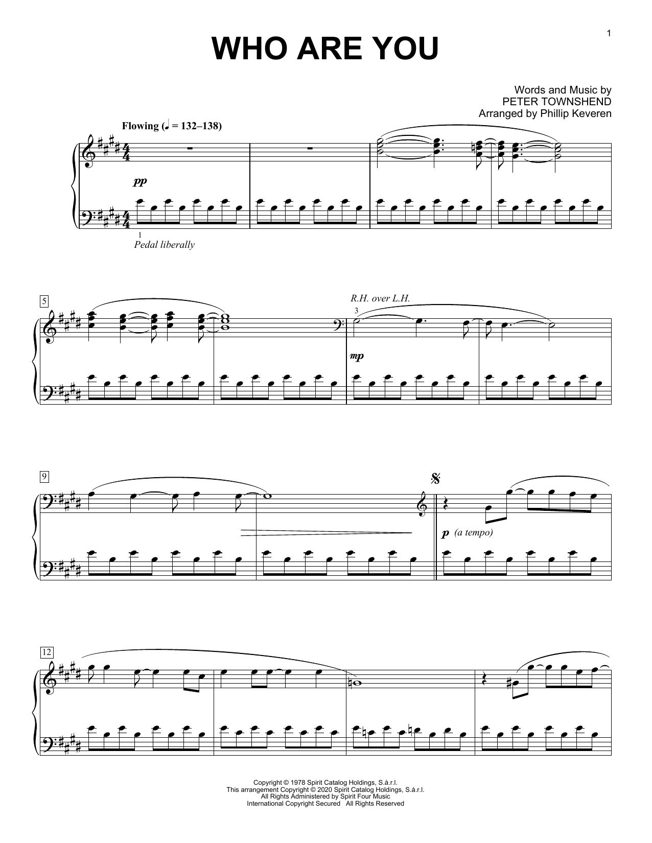 The Who Who Are You [Classical version] (arr. Phillip Keveren) Sheet Music Notes & Chords for Piano Solo - Download or Print PDF