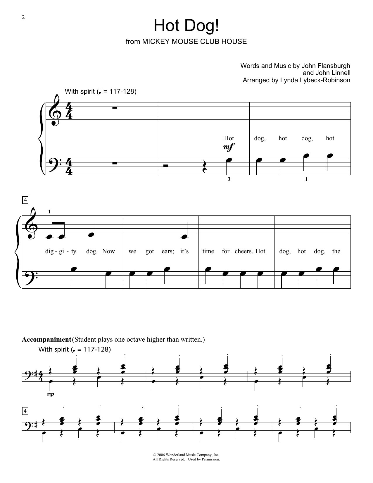They Might Be Giants Hot Dog! Sheet Music Notes & Chords for Educational Piano - Download or Print PDF