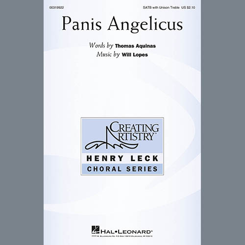 Thomas Aquinas and Will Lopes, Panis Angelicus, SATB Choir