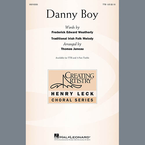 Thomas Juneau, Danny Boy, 3-Part Treble