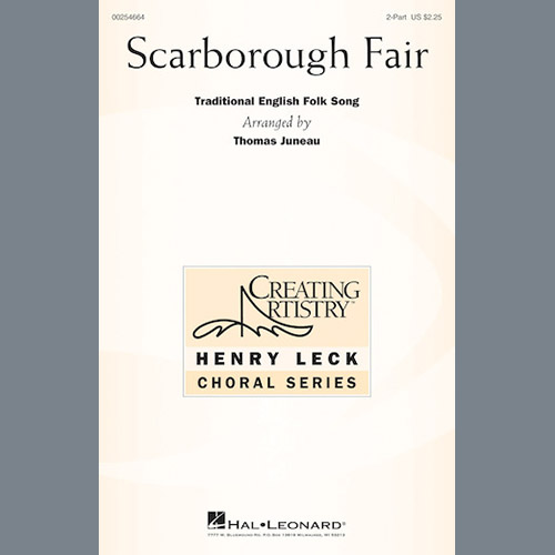Thomas Juneau, Scarborough Fair, 2-Part Choir