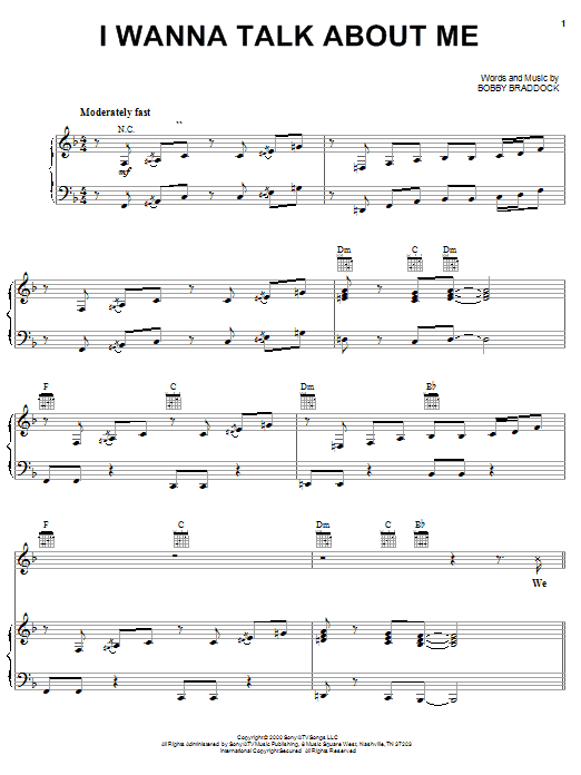 Toby Keith I Wanna Talk About Me Sheet Music Notes & Chords for Easy Guitar with TAB - Download or Print PDF