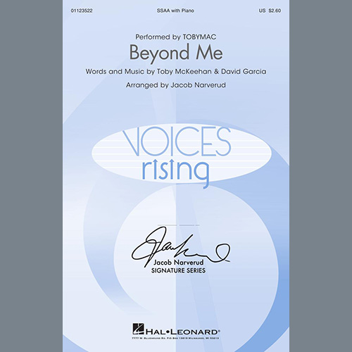 tobyMac, Beyond Me (arr. Jacob Narverud), SATB Choir