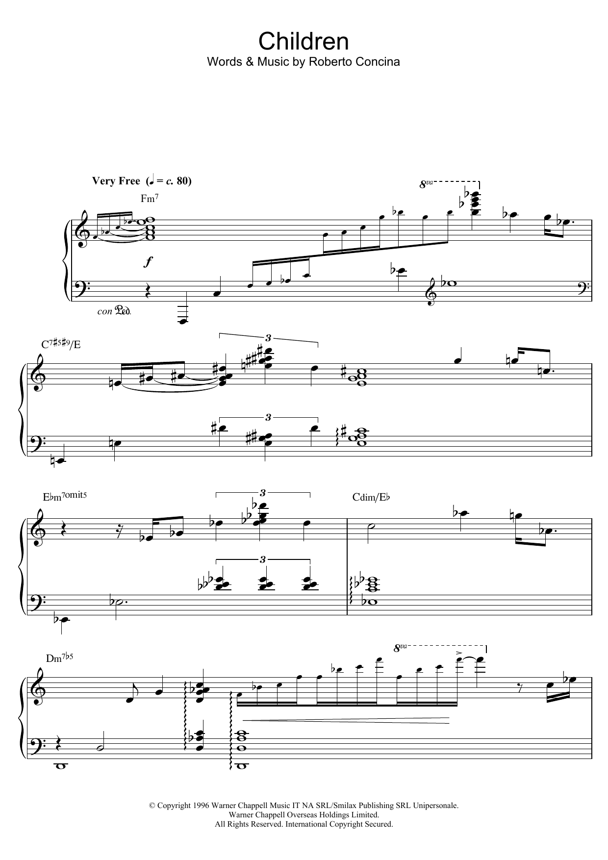 Tokio Myers Children (Interlude) Sheet Music Notes & Chords for Piano - Download or Print PDF