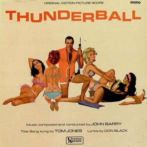 Tom Jones, Thunderball, Piano, Vocal & Guitar (Right-Hand Melody)