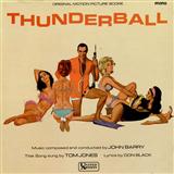 Download Tom Jones Thunderball sheet music and printable PDF music notes