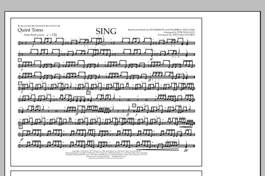 Tom Wallace Sing - Quint-Toms Sheet Music Notes & Chords for Marching Band - Download or Print PDF