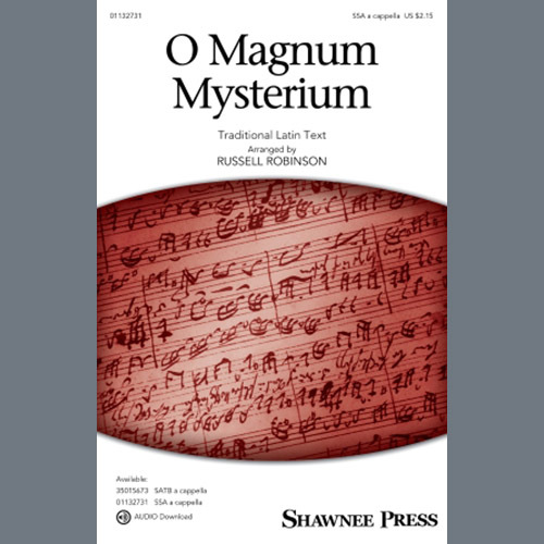 Tomas Luis De Victoria, O Magnum Mysterium (arr. Russell Robinson), SSA Choir