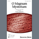 Download Tomas Luis De Victoria O Magnum Mysterium (arr. Russell Robinson) sheet music and printable PDF music notes