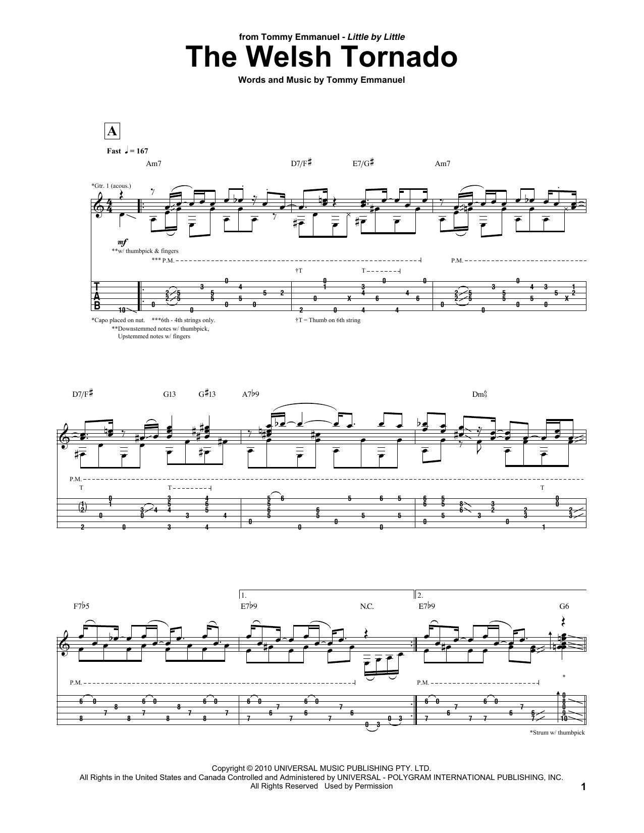 Tommy Emmanuel The Welsh Tornado Sheet Music Notes & Chords for Guitar Tab - Download or Print PDF Tommy Emmanuel The Welsh Tornado Sheet Music Notes & Chords for Guitar Tab - Download or Print PDF