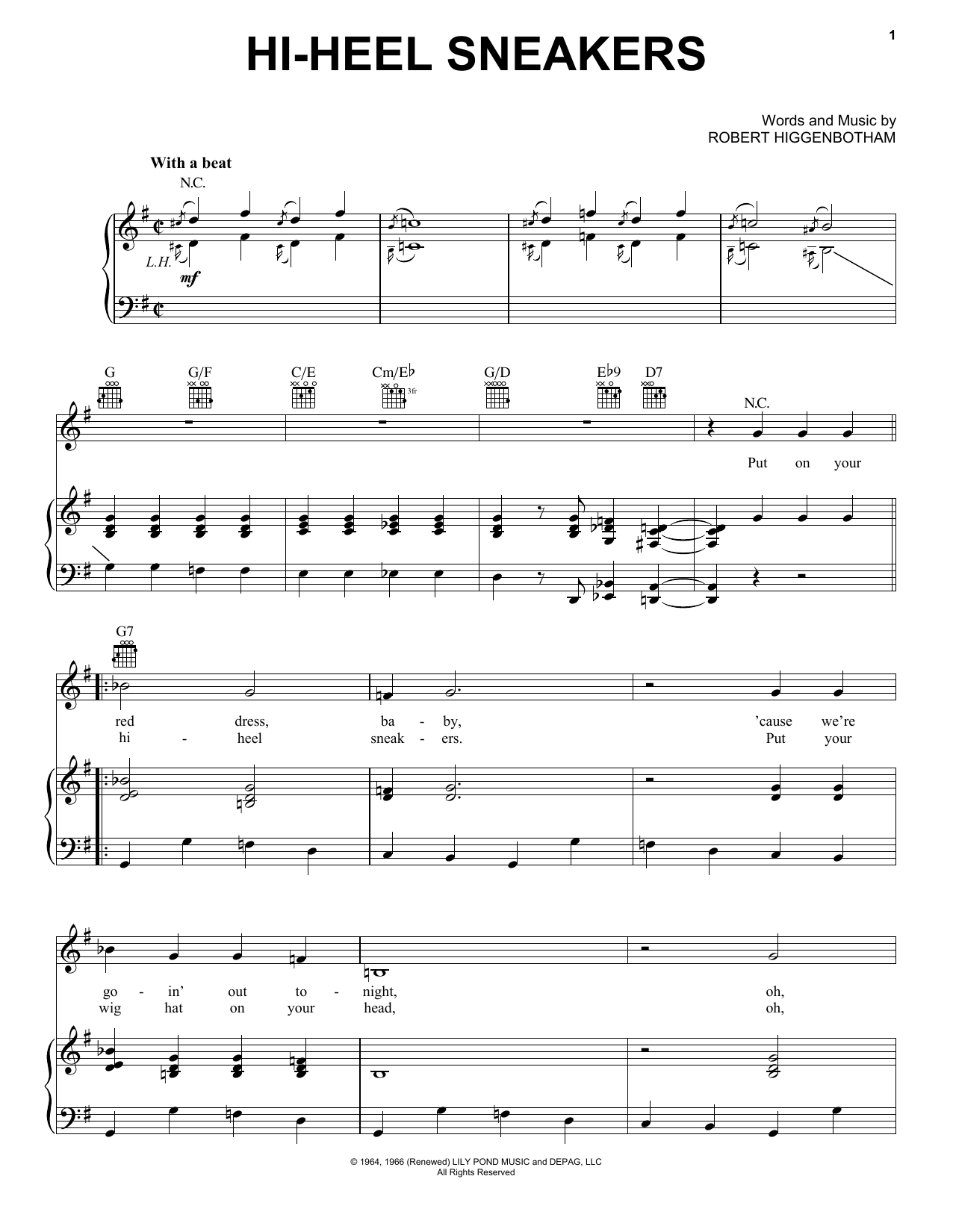 Tommy Tucker Hi-Heel Sneakers Sheet Music Notes & Chords for Clarinet - Download or Print PDF