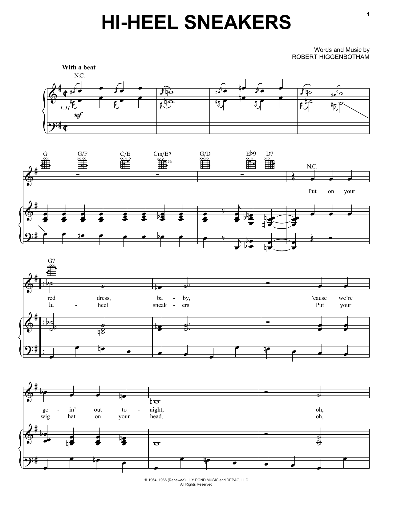 Tommy Tucker Hi-Heel Sneakers Sheet Music Notes & Chords for Real Book – Melody, Lyrics & Chords - Download or Print PDF