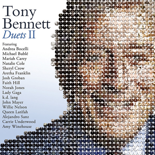 Tony Bennett & k.d. lang, Blue Velvet, Piano, Vocal & Guitar (Right-Hand Melody)