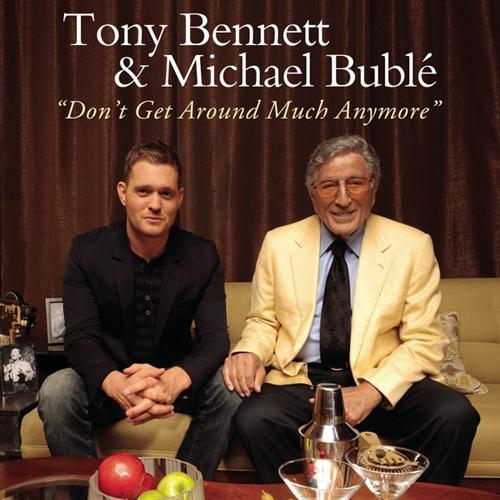 Tony Bennett & Michael Buble, Don't Get Around Much Anymore, Piano, Vocal & Guitar (Right-Hand Melody)