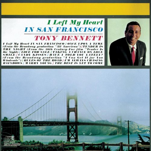 Tony Bennett, I Left My Heart In San Francisco, Piano, Vocal & Guitar