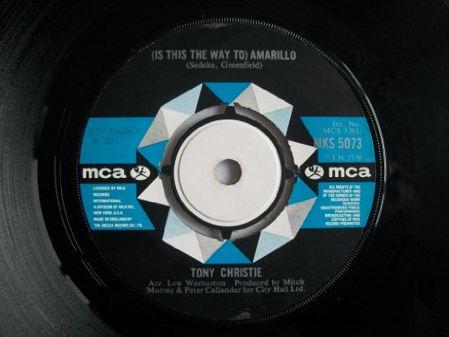 Tony Christie, I Did What I Did For Maria, Piano, Vocal & Guitar (Right-Hand Melody)