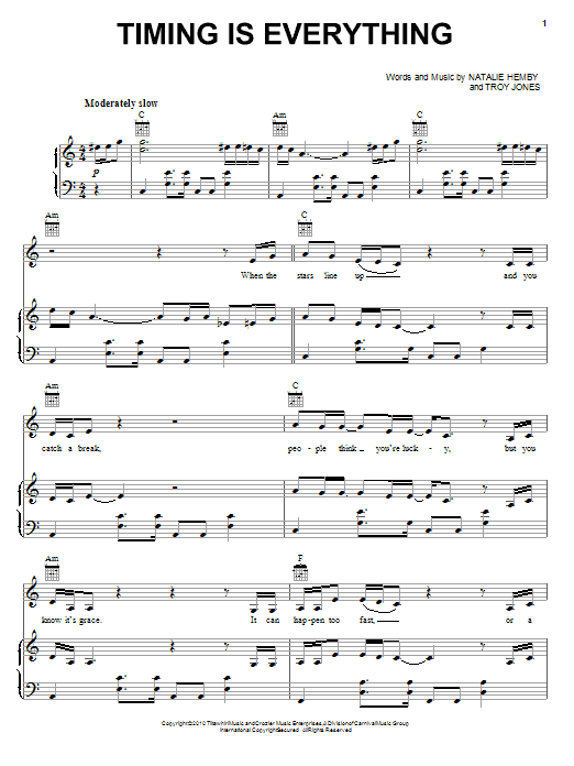 Trace Adkins Timing Is Everything Sheet Music Notes & Chords for Piano, Vocal & Guitar (Right-Hand Melody) - Download or Print PDF Trace Adkins Timing Is Everything Sheet Music Notes & Chords for Piano, Vocal & Guitar (Right-Hand Melody) - Download or Print PDF