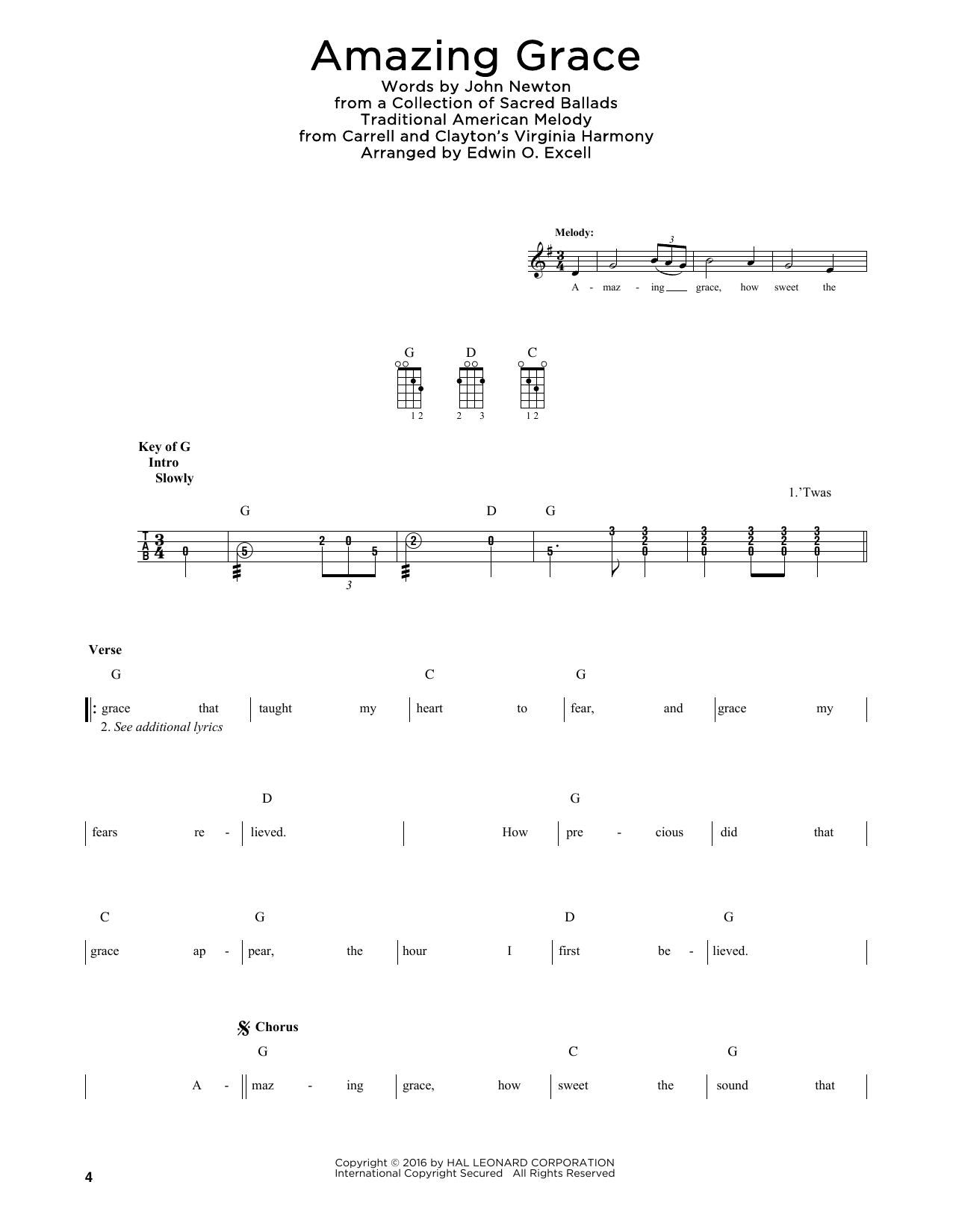 Traditional American Melody Amazing Grace (arr. Fred Sokolow) Sheet Music Notes & Chords for Mandolin - Download or Print PDF