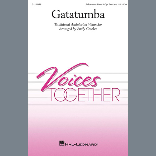 Traditional Andalusian Villancico, Gatatumba (arr. Emily Crocker), 2-Part Choir