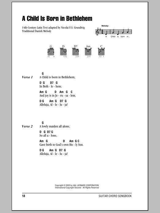 Traditional Danish Melody A Child Is Born In Bethlehem Sheet Music Notes & Chords for Alto Saxophone - Download or Print PDF