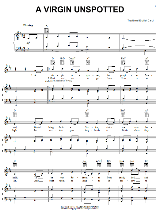 Traditional English Carol A Virgin Unspotted Sheet Music Notes & Chords for Ukulele - Download or Print PDF