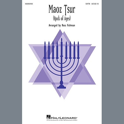 Traditional Hebrew, Maoz Tsur (Rock of Ages) (arr. Ross Fishman), SATB Choir