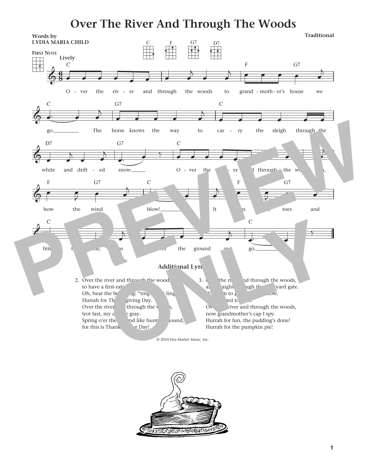 Traditional Over The River And Through The Woods (from The Daily Ukulele) (arr. Liz and Jim Beloff) Sheet Music Notes & Chords for Ukulele - Download or Print PDF