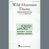 Download Traditional Scottish Folk Song Wild Mountain Thyme (arr. Andrew Parr) sheet music and printable PDF music notes