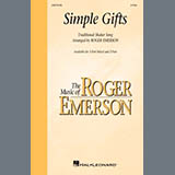 Download Traditional Shaker Song Simple Gifts (arr. Roger Emerson) sheet music and printable PDF music notes